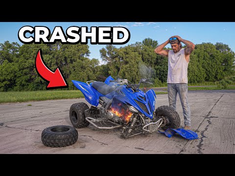 I Wrecked The C-Boys 4-Wheeler!
