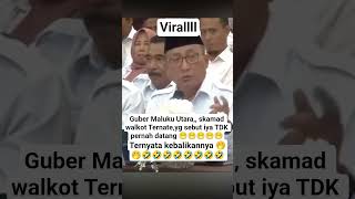 langsung kena mental 😁😁 mantap Bu guber #gubernurmalukuutara #shorts #presidenprabowo #youtubeshorts