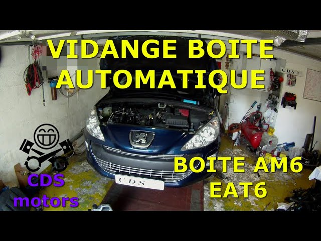 Vidange boite automatique PSA Peugeot Citroen AM6 EAT6 