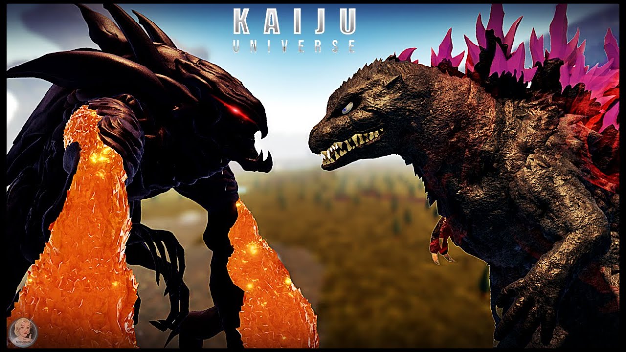 Годзилла против титанов. Кайдзю Годзилла Вселенная. Тремо Годзилла Kaiju Universe. Godzilla 2000 vs Muto.
