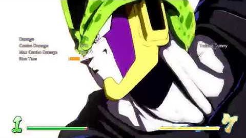 Dragon Ball FighterZ -  Cell Combo Extended (Wall Corner + 6 bars)