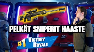 Voiko pelkillä SNIPEREILLÄ voittaa pelin?👀 - Fortnite haasteet🔥