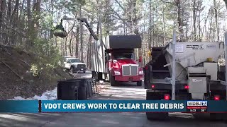 VDOT Crews Working to Clear Tree Debris