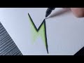 How to draw a 3D Lightning logo - step by step very easy!
