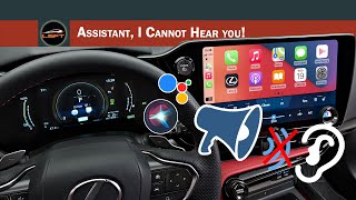 I cannot hear you  Siri, Google Assistant, Lexus Assistant  2nd Gen NX/5th Gen RX