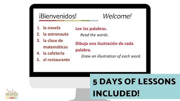 Cognates Unit Lesson Plan and Activities for Spanish Class