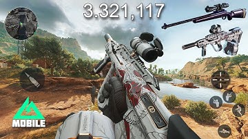 DELTA FORCE MOBILE BEST AUG BUILD 120 FPS GAMEPLAY