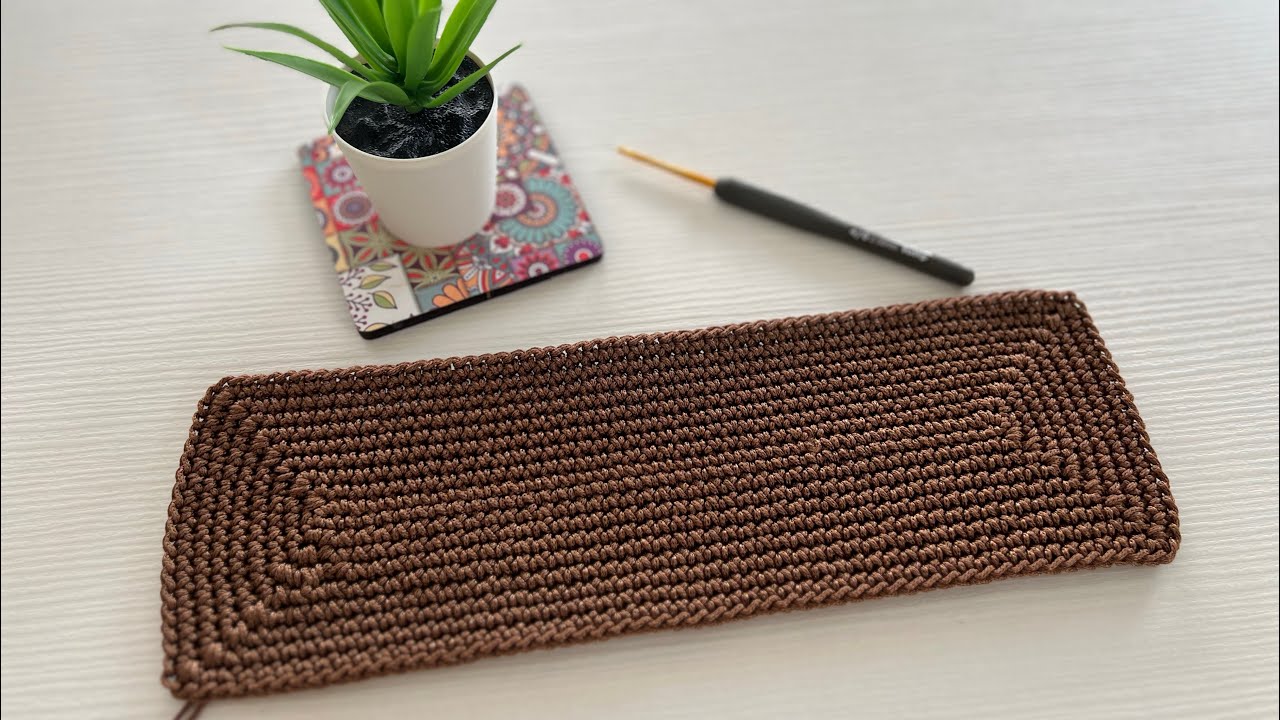 Такой техники вы еще не видели... Прямоугольное дно сумки, бесследное сочетание рядов.