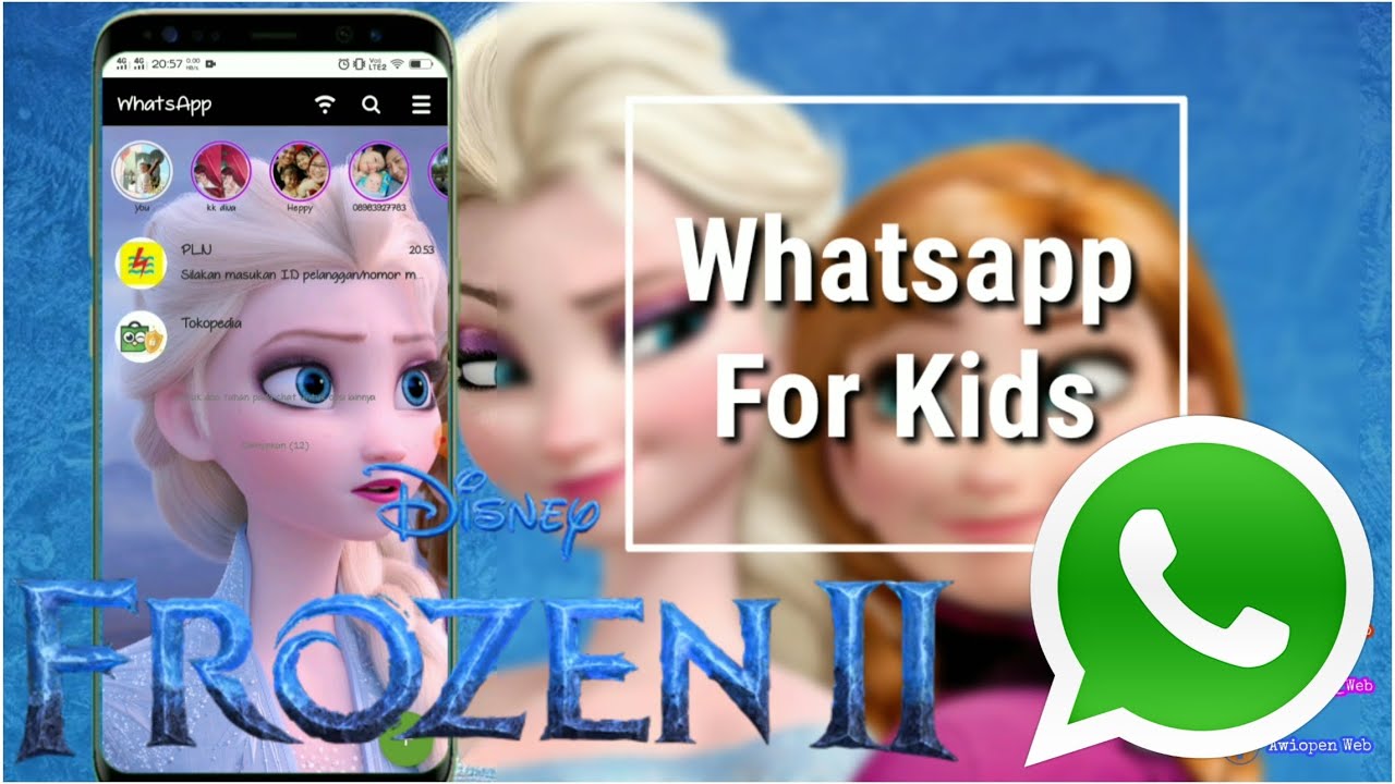 GBWhatsapp Pro V8.40 Tema Baru Frozen2 || Anti Banned 2020