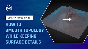 #C4DQuickTip 44: How to smooth topology while keeping surface details in Cinema 4D