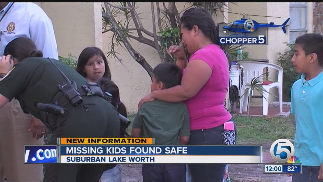2 missing boys found safe in Lake Worth - YouTube