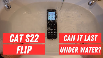 💦 Can It Work UNDERWATER? Spotify, Whatsapp Video & Youtube In The Sink 💧 || CAT S22 Flip Dumbphone