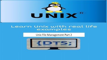 Unix File Management Part2 (Lecture #5)