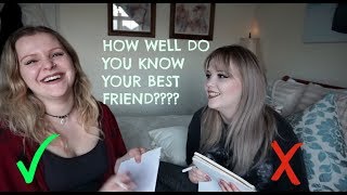 How Well Do You Know Your Best Friend Challenge