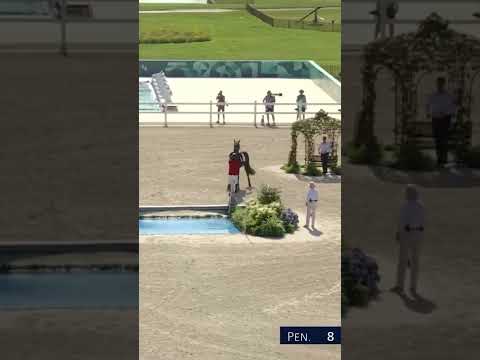 🐴 Scène irréelle ! Takashi Haase Shibayama refuse de franchir la rivière ! #olympics2024 #paris2024