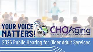 Office for Aging Services Annual Public Hearing | Sept. 8, 2026