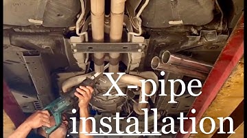 Camaro zl1 2014 X-Pipe installation