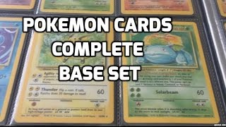 Pokemon Cards Complete Base Set
