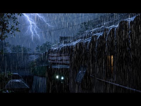 Extreme Thunderstorm Over a Remote Cabin | Deep Thunder for Better Sleep