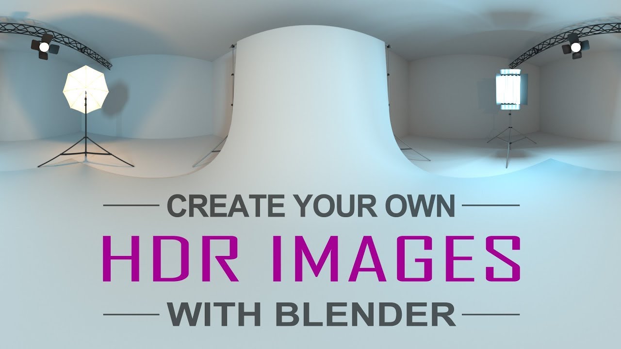 Create Your Own HDR Images with Blender - YouTube