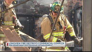 Longview Fire Department investigating early morning blaze downtown