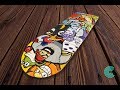 Hand-Painted - One of a Kind - Cuphead Skateboard Deck