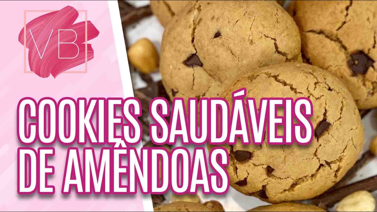 COOKIES SAUDÁVEIS DE AMÊNDOAS COM CHOCOLATE E AVELÃ - Você Bonita (10/09/21)