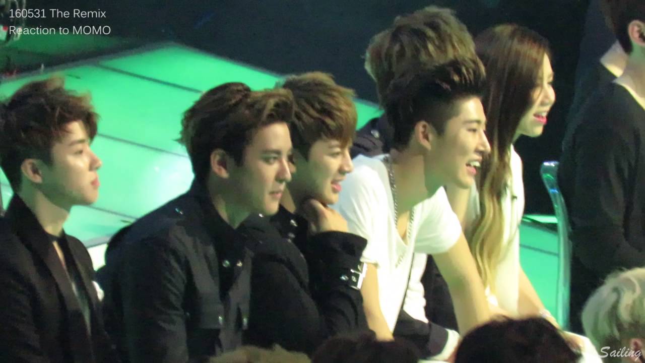 [Fancam]The Remix EP3-iKON Reaction to Momo