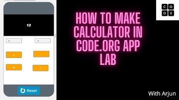 Applab Tutorial #1 | How to make a calculator in code.org applab |