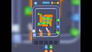 Pixel flow Level 7 Walkthrough Solution Gameplay Gamerstein