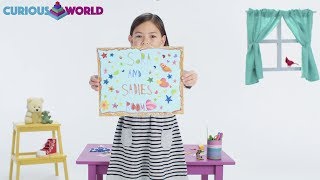 Watch Sara Get Inspired by the ABC Trace Game from the Curious World App screenshot 4