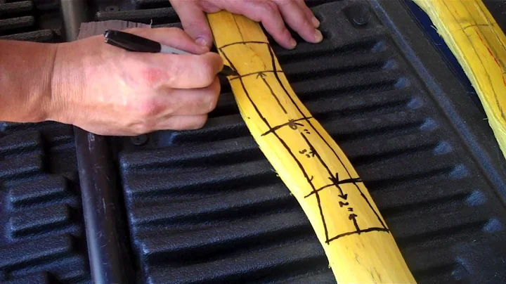 How to make a SNAKEY osage bow #1