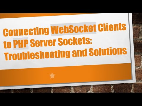 Connecting WebSocket Clients