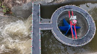 Build hydroelectricity with unique turbine design