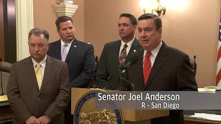Senator Anderson and Sheriffs Speak Against SB 54