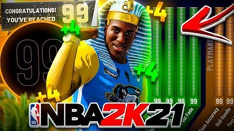 I HIT 99 OVERALL IN NBA 2K21! BEST BUILD UNLOCKS +4 ATTRIBUTE BOOSTS & 99 ANIMATION! PLAYER COMPLETE
