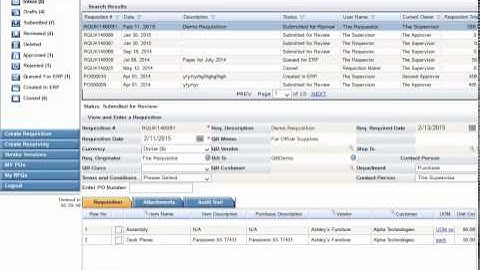 eRequisition Tutorial: Approving a Requisition (Version 1.0)