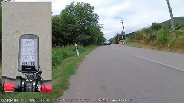 Garmin Varia RCT715 Radar Overlay on Garmin Edge 1040