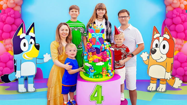 Happy Birthday OLIVER 🎉 BLUEY Style Birthday Party