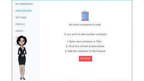 Biz Analyst Setup Tally on Mobile App