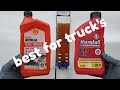 best engine oil for trucks rotella 0w20 & kendall.