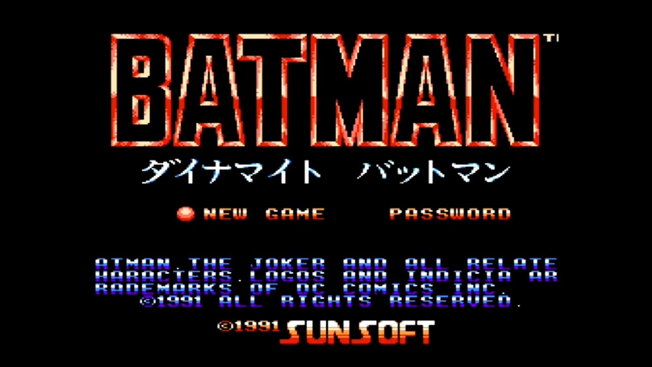 FC】ダイナマイトバットマン【実況なし/ファミコン/720p/60fps/4:3