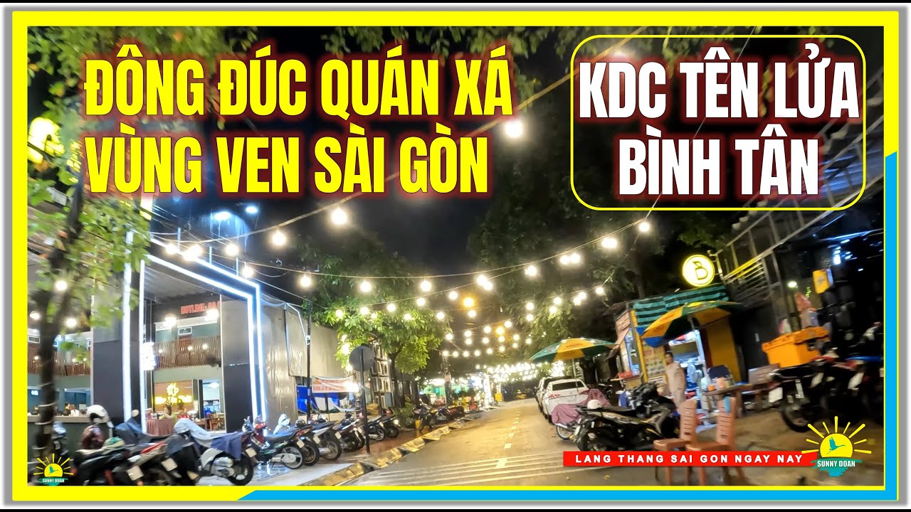 Đêm Sài Gòn ĐÔNG ĐÚC QUÁN XÁ VÙNG VEN | Bến Xe Miền... - youtube