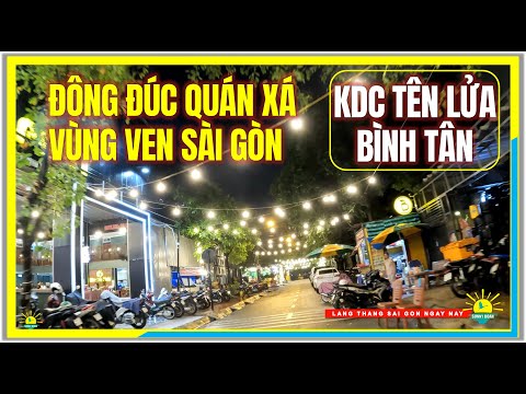Video Đêm Sài Gòn ĐÔNG ĐÚC QUÁN XÁ VÙNG VEN | Bến Xe Miền... - youtube