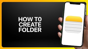 How To Create Folder In iPhone Notes App 2025! Tutorial