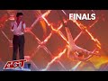 Simon Cowell STANDS ON TABLE for Aidan Bryant's AGT FINALE Performance!