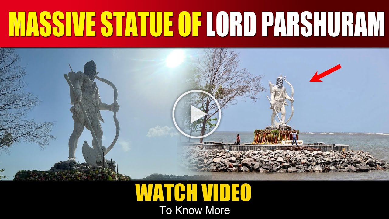 Massive Statue of LORD PARSHURAM in Goa Watch Video YouTube
