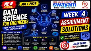 Data Science for Engineers Week 4 Assignment Answers 2026 NPTEL July 2026 NPTEL Assignment Solution