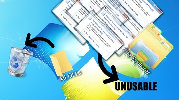 What Happends When You Delete ALL System32 DLLs in Windows 7