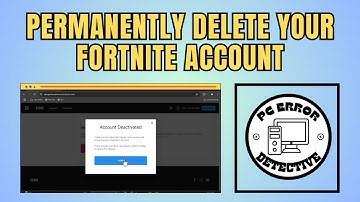 How to Permanently Delete Your Fortnite Account - Full Tutorial [2025]